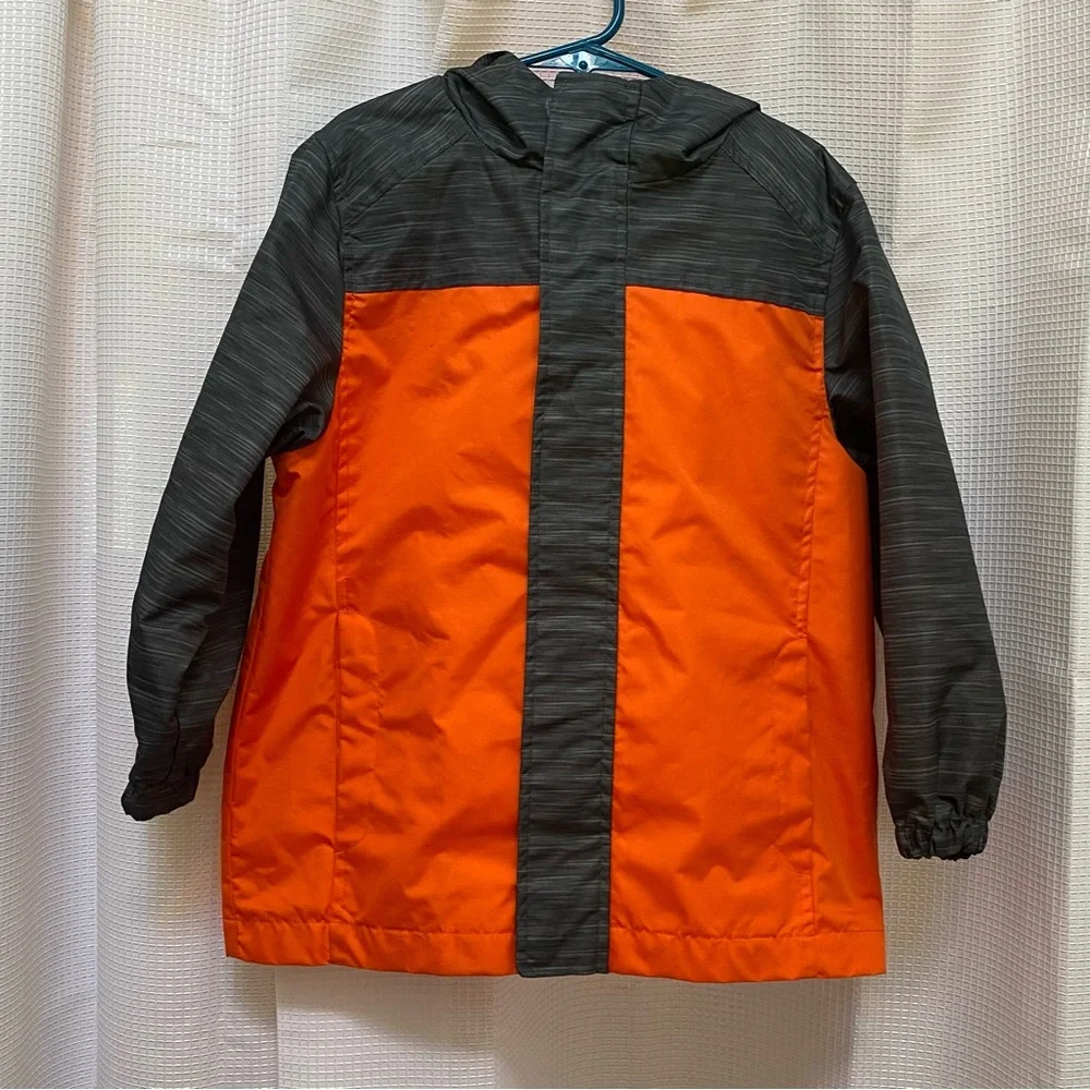 Boys FADED GLORY Hooded Zip Up Lightweight Windbreaker Jacket Size XS